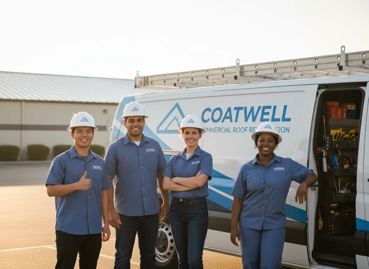 Commercial roof coating company in New Sharon, ME